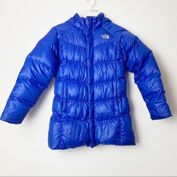 Northface 550 girls down puffer jacket with hood